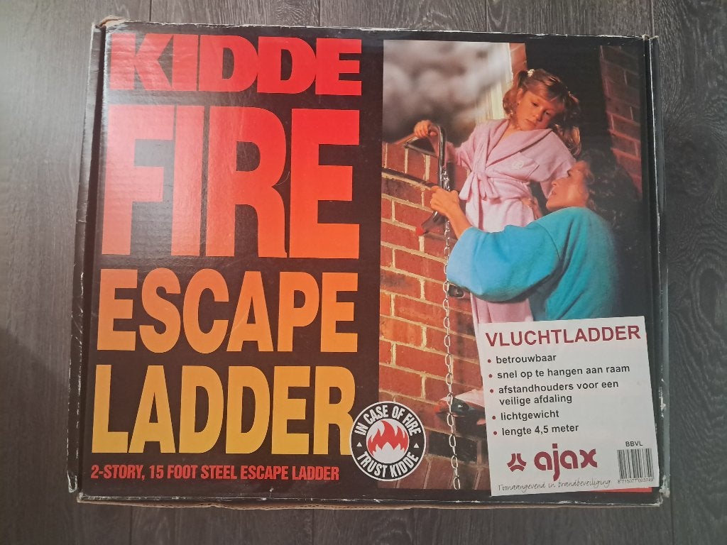 brandladder, Doe-het-zelf en Verbouw, Nieuw, Ophalen of Verzenden, Ladder, Opvouwbaar of Inschuifbaar