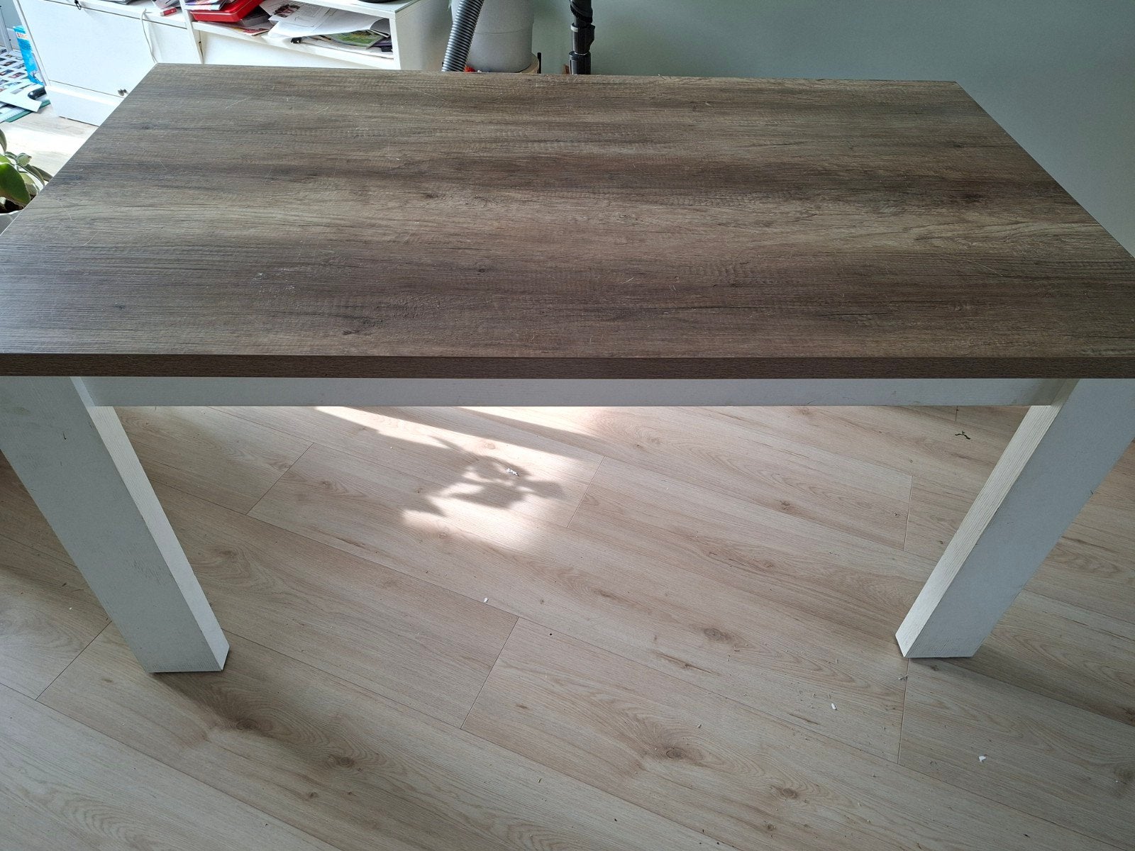 GRATIS Eettafel voor 6 a 8 personen, Ophalen, Gebruikt, 50 tot 100 cm, Landelijk