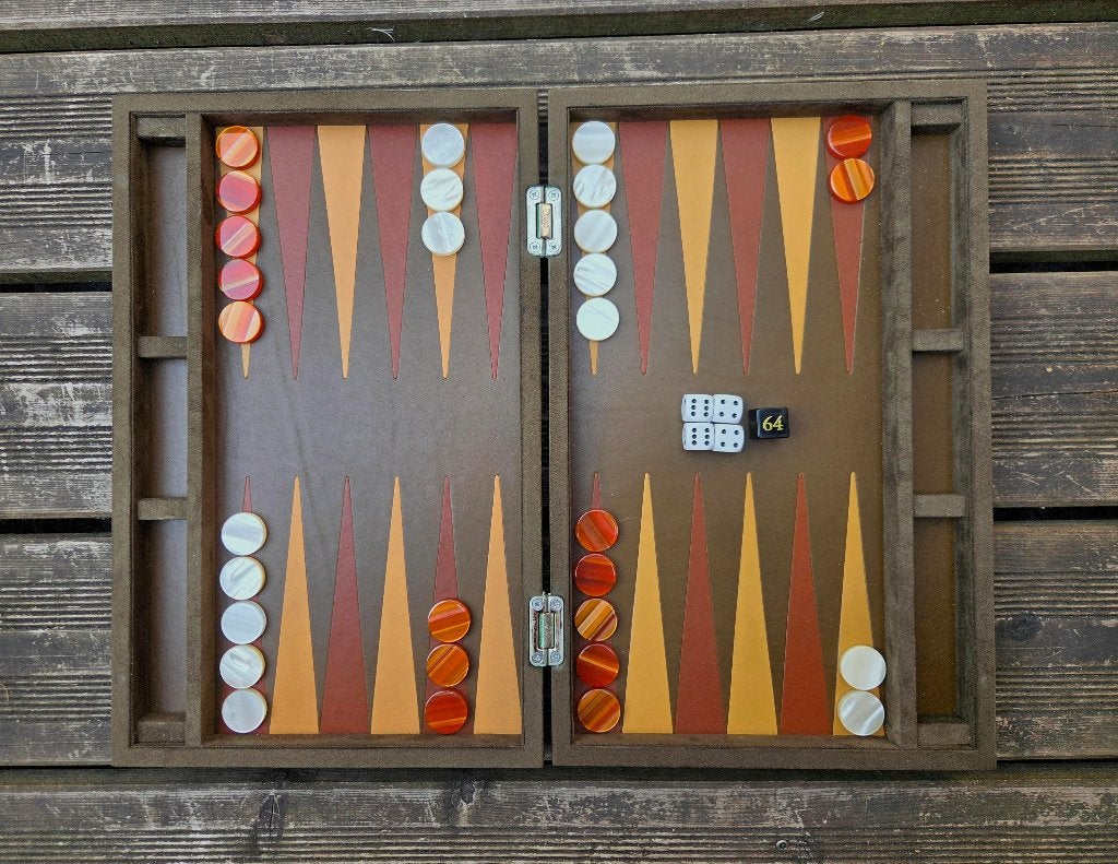 Backgammon Tardini italy, Ophalen of Verzenden