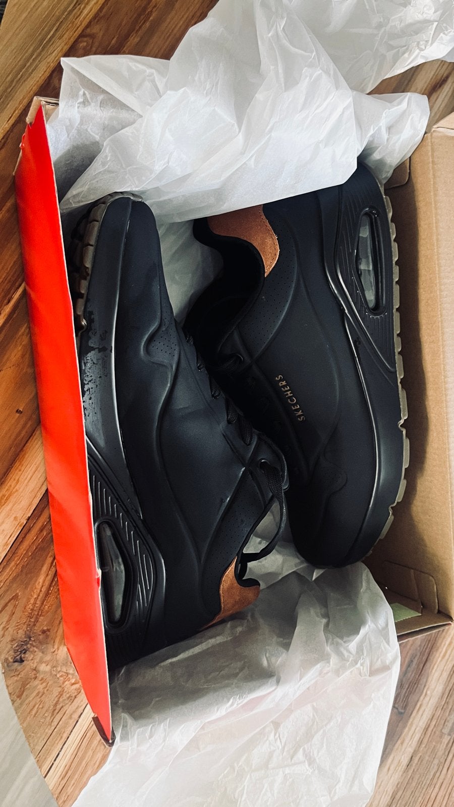 Skechers Street Los Angeles Sneakers Maat 42 Zwart, Ophalen of Verzenden, Nieuw, Zwart, Sneakers of Gympen