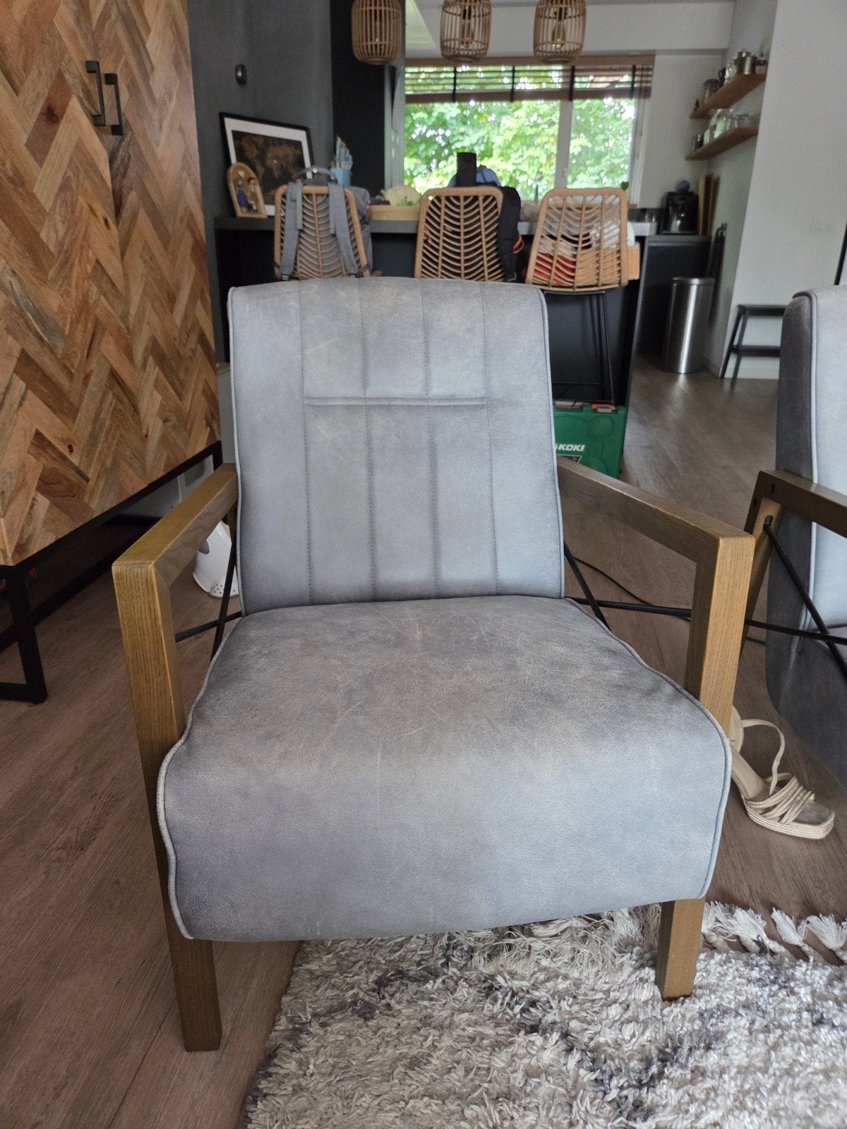 Henders & Hazel Northon fauteuil, Hout, Gebruikt, 75 tot 100 cm, Ophalen of Verzenden