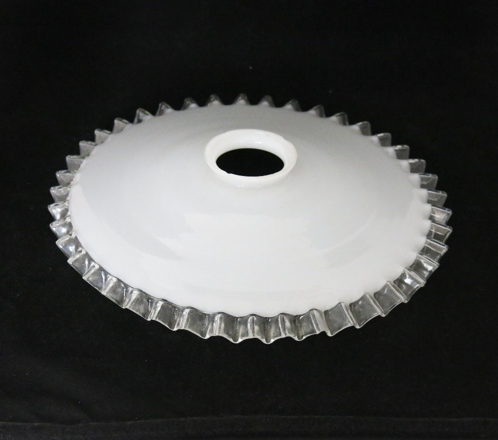 Glazen lampenkap, Gebruikt, Rond, Ophalen of Verzenden, Nvt