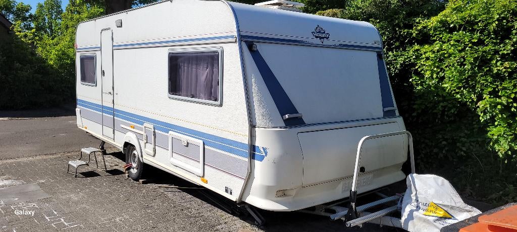 Caravan  Hobby Excellent 12s 1997, Caravans en Kamperen, Caravans, Rondzit, Hobby, Particulier, Lengtebed