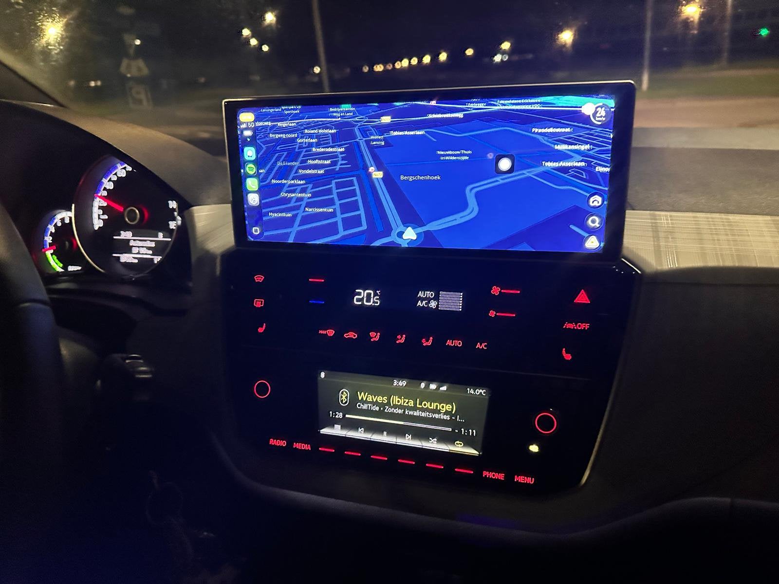 Carplay scherm VW Up! Skoda Citigo en Seat Mii, Ophalen of Verzenden, Zo goed als nieuw