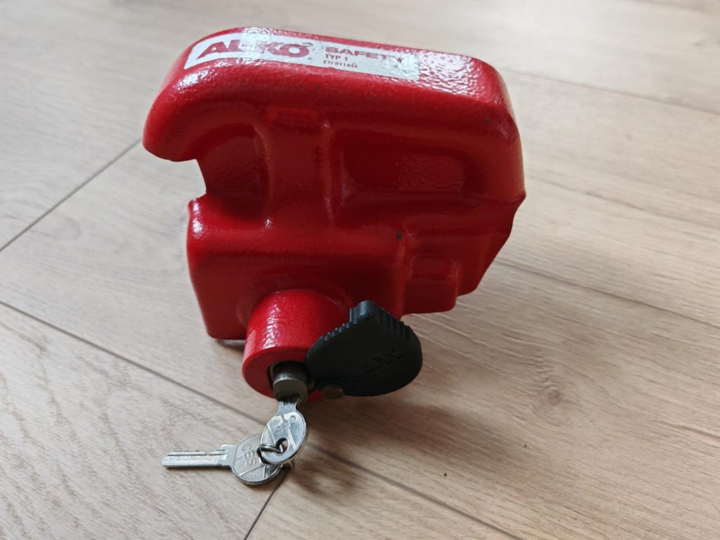 AL-KO Safety Compact koppeling slot - Rood, Caravans en Kamperen, Caravan accessoires, Gebruikt, Ophalen of Verzenden