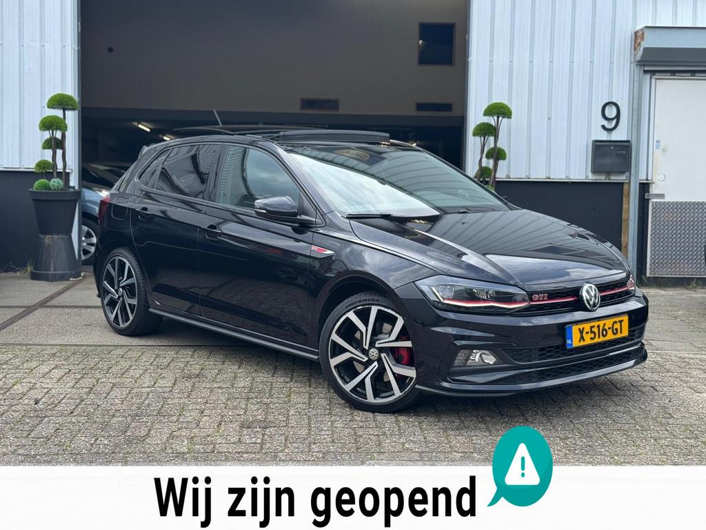 Volkswagen Polo 2.0 | TSI | GTI | 200PK | PANO| AUTOMAAT | V, Auto's, Stof, Gebruikt, 4 cilinders, Zwart