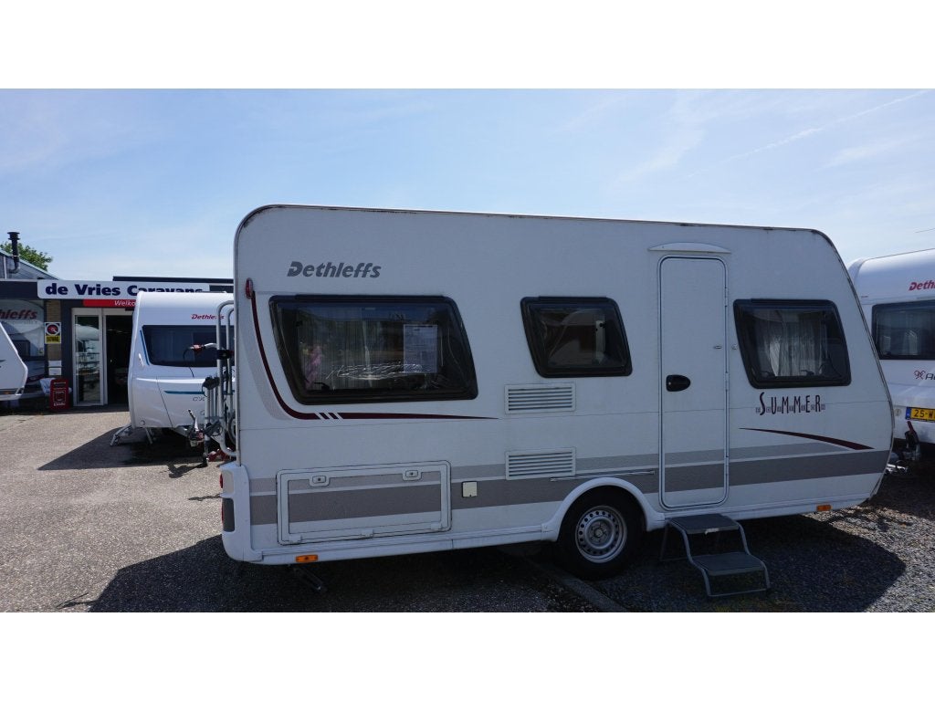 Dethleffs Summer Edition 430 RQ Mover, lichtgewicht!, Caravans en Kamperen, Rondzit, Schokbreker, Bedrijf, Tot en met 4
