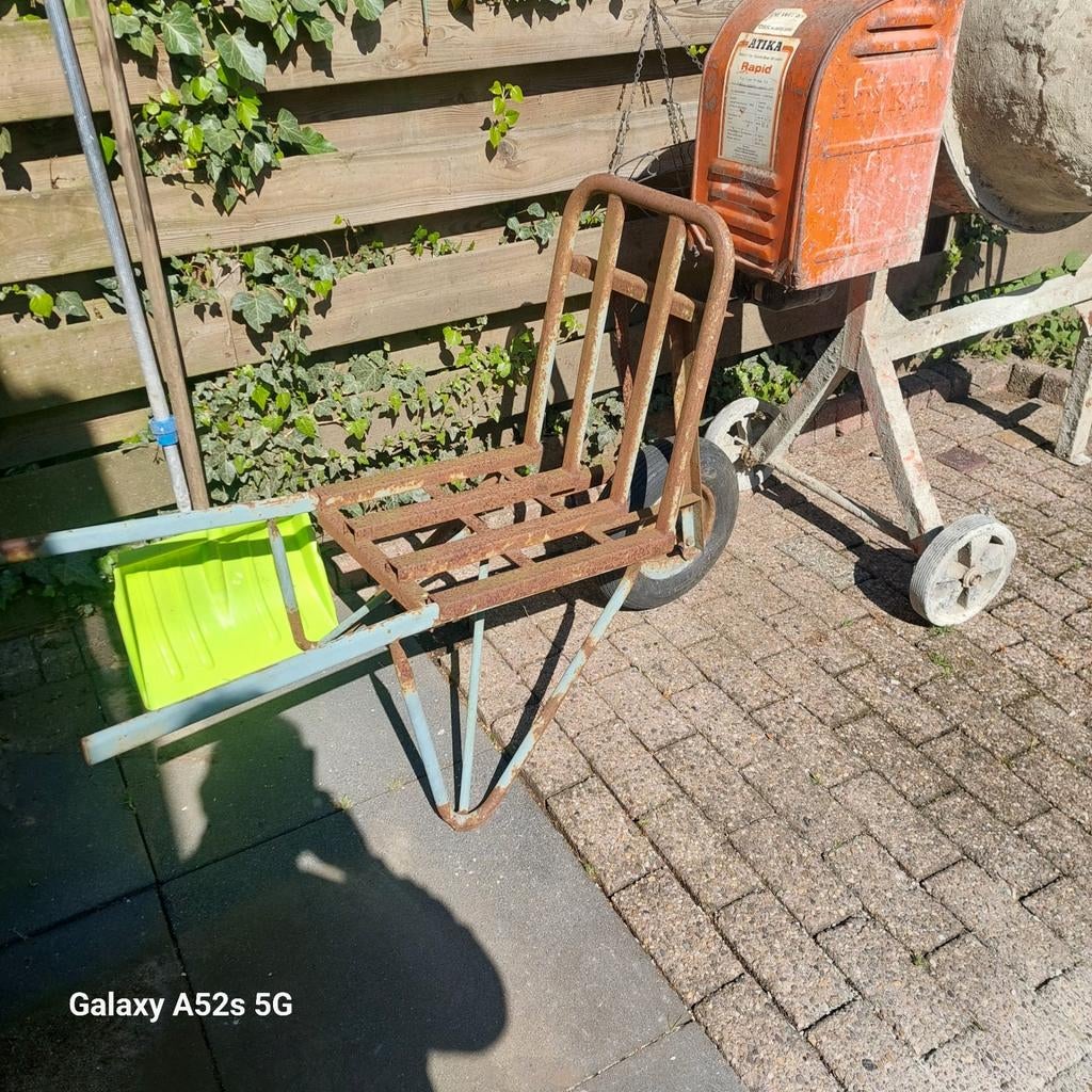 Steenbok/steenkruiwagen, Tuin en Terras, Ophalen of Verzenden, Gebruikt