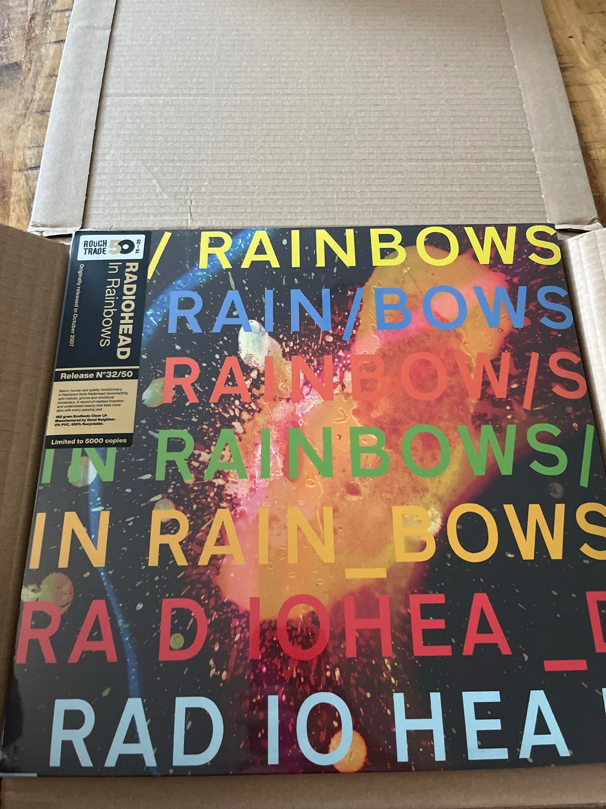Radiohead - In Rainbows Roughtrade (Limited Edition Vinyl), LP, Rock, Ophalen of Verzenden, 12 inch