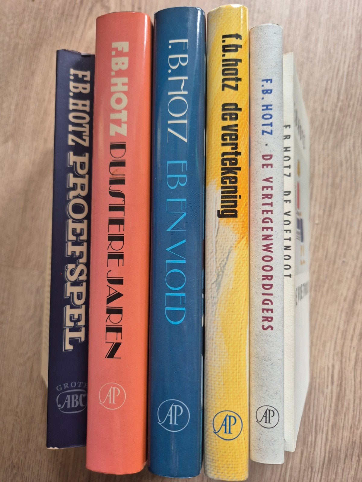 Boekenpakket F.B. Hotz – 6 boeken (o.a. De vertekening, Eb e, Ophalen of Verzenden, Gelezen