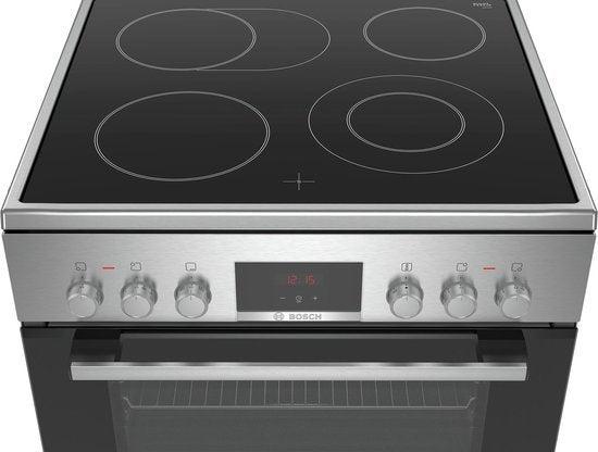Bosch keramisch fornuis HKR39C250 - RVS, Witgoed en Apparatuur, Fornuizen, Minder dan 85 cm, BSH Huishoudapparaten, Keramisch