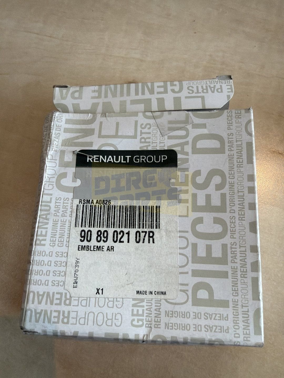 Renault Express (4/21-) laadportier embleem merk Origineel!, Auto-onderdelen, -, Renault, -, Nieuw