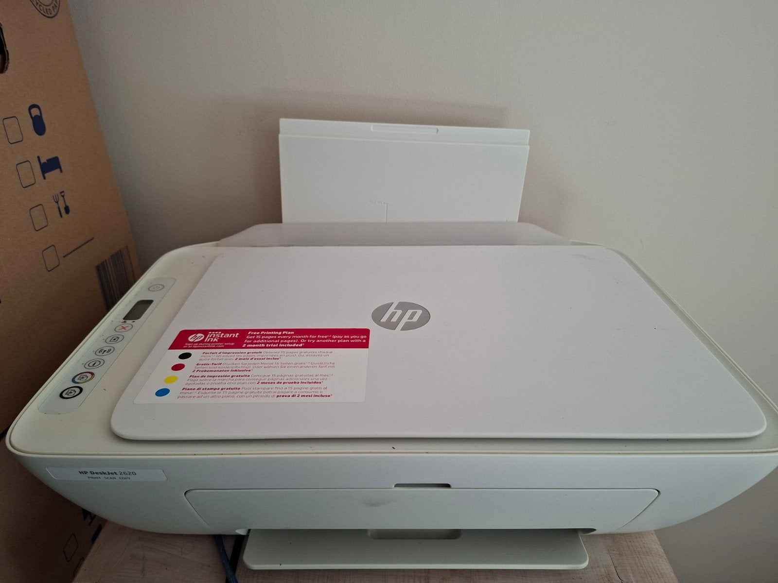 HP DeskJet 2620 All-in-One Printer - Print, Scan, Copy, Ophalen, Inkjetprinter, All-in-one, Draadloos