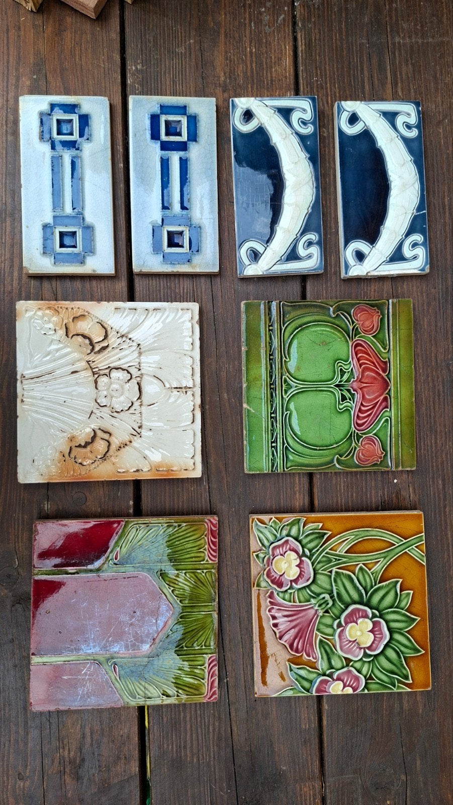 Oude tegels uit zuurkoolfabriek, Ophalen of Verzenden