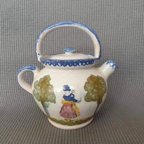 Antieke ca. 19e eeuwse theepot uit Charolles, Frankrijk, Antiek en Kunst, Ophalen of Verzenden