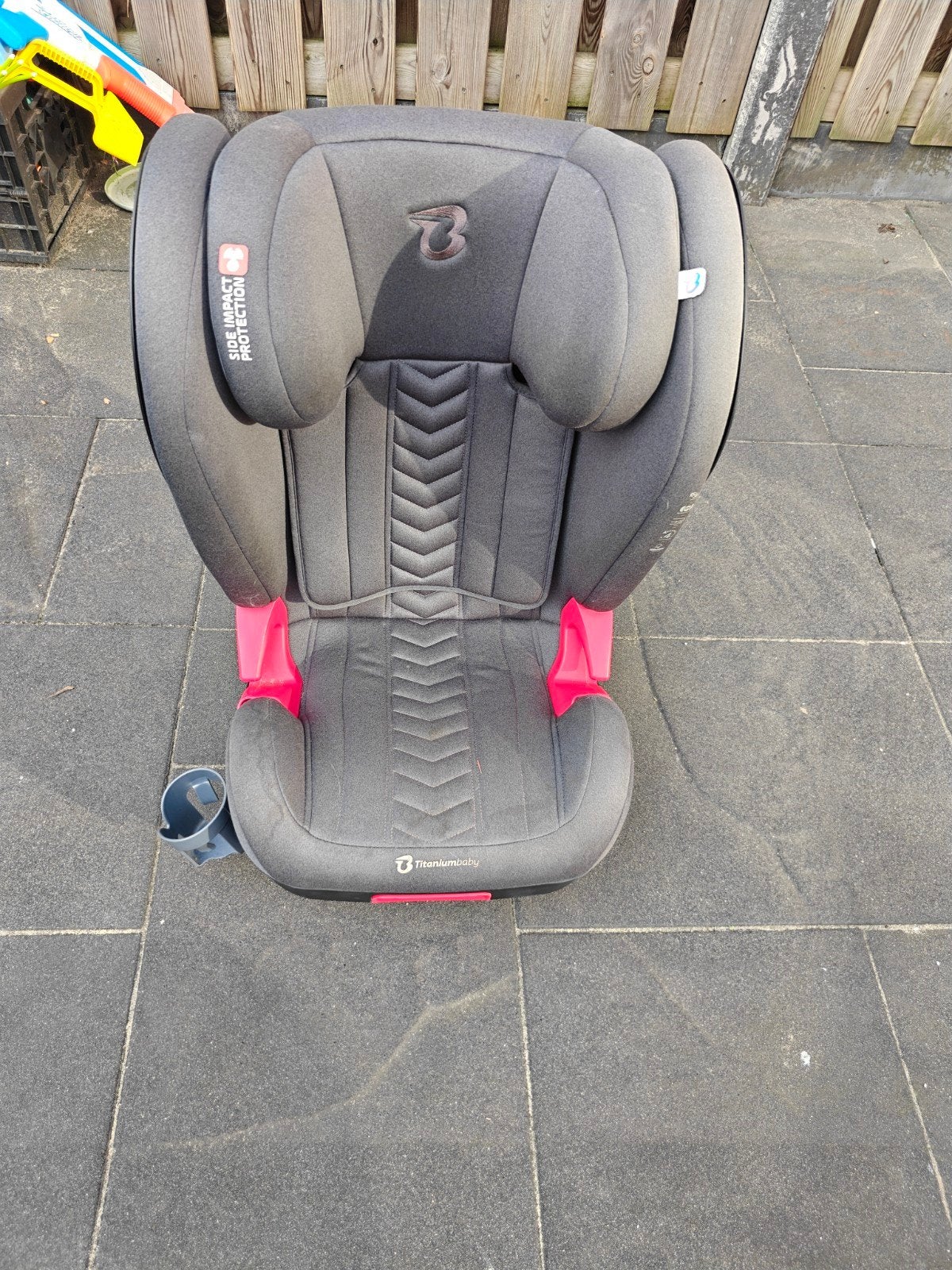 Titaniumbaby autostoel 15-36 kg met Isofix, Ophalen, 15 t/m 36 kg, Overige merken, Isofix