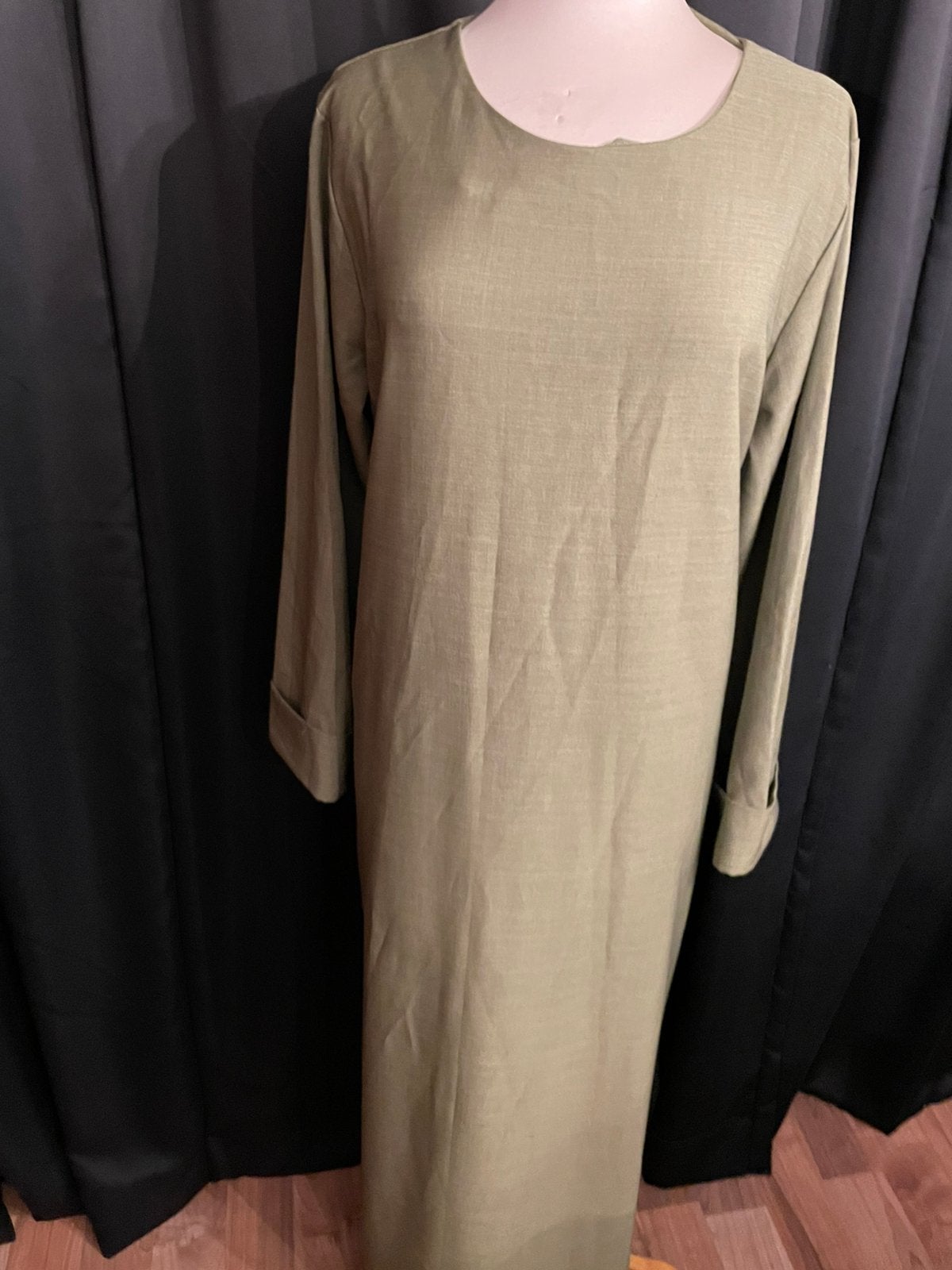 'Mooie Jasminah Marokkaanse Jurk / Abaya Maat L/XL', Maat 46/48 (XL) of groter, Ophalen of Verzenden, Zo goed als nieuw, Onder de knie