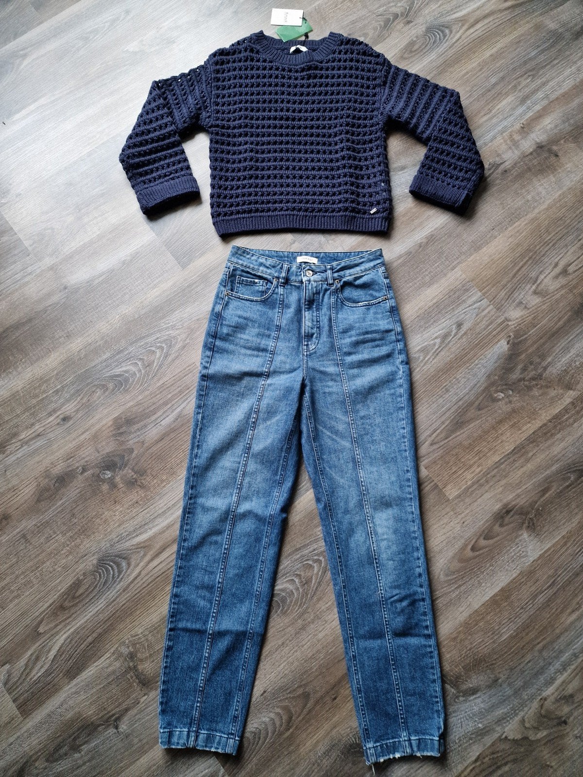 Nieuw anna van toor trui maat M, Ophalen, Blauw, Nieuw, W30 - W32 (confectie 38/40)