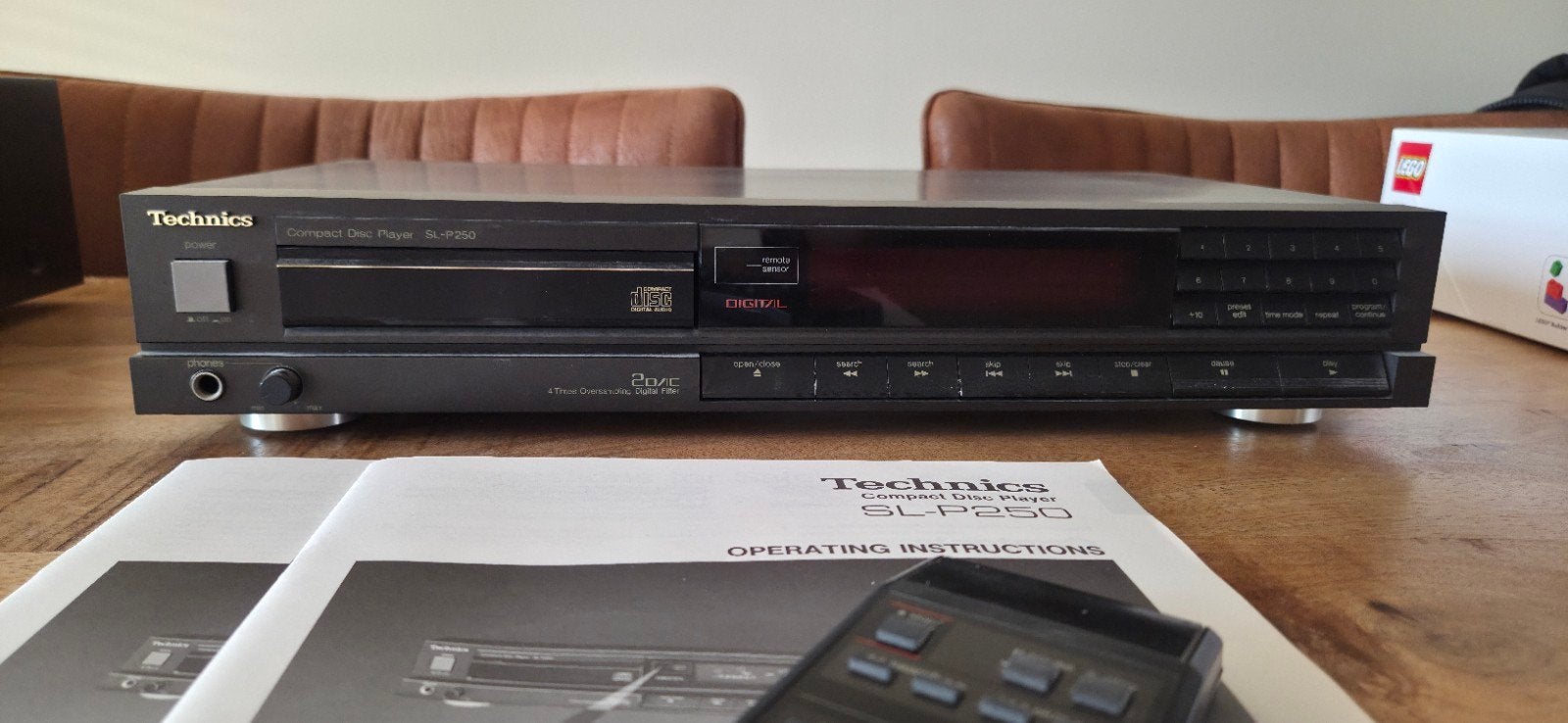 Technics SL-P250 CD-speler afstandsbediening  handleiding, Ophalen, Zo goed als nieuw, Technics