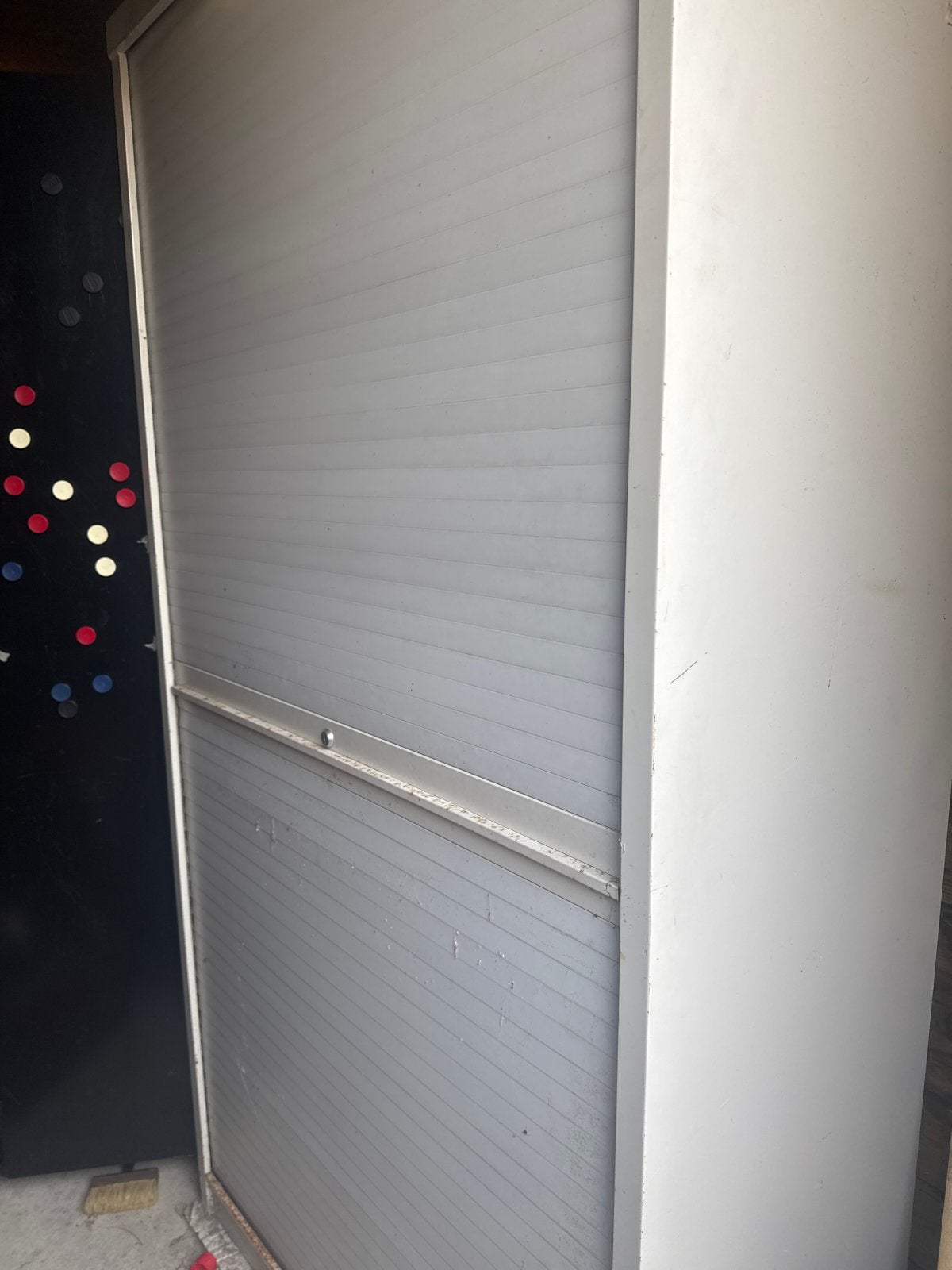 Archiefkast met roldeur - Gebruikt, Gebruikt, Meerdere deuren, Metaal, 150 tot 200 cm