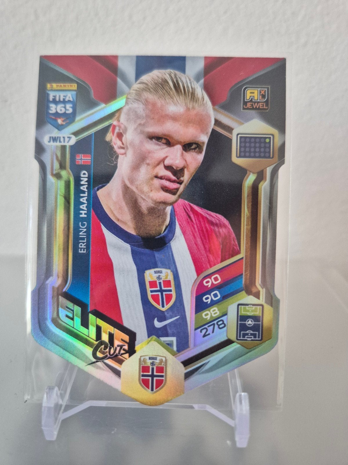 Erling Haaland FIFA 365 Elite Cut JWL17 Voetbalkaart, Ophalen of Verzenden, Zo goed als nieuw, Plaatje