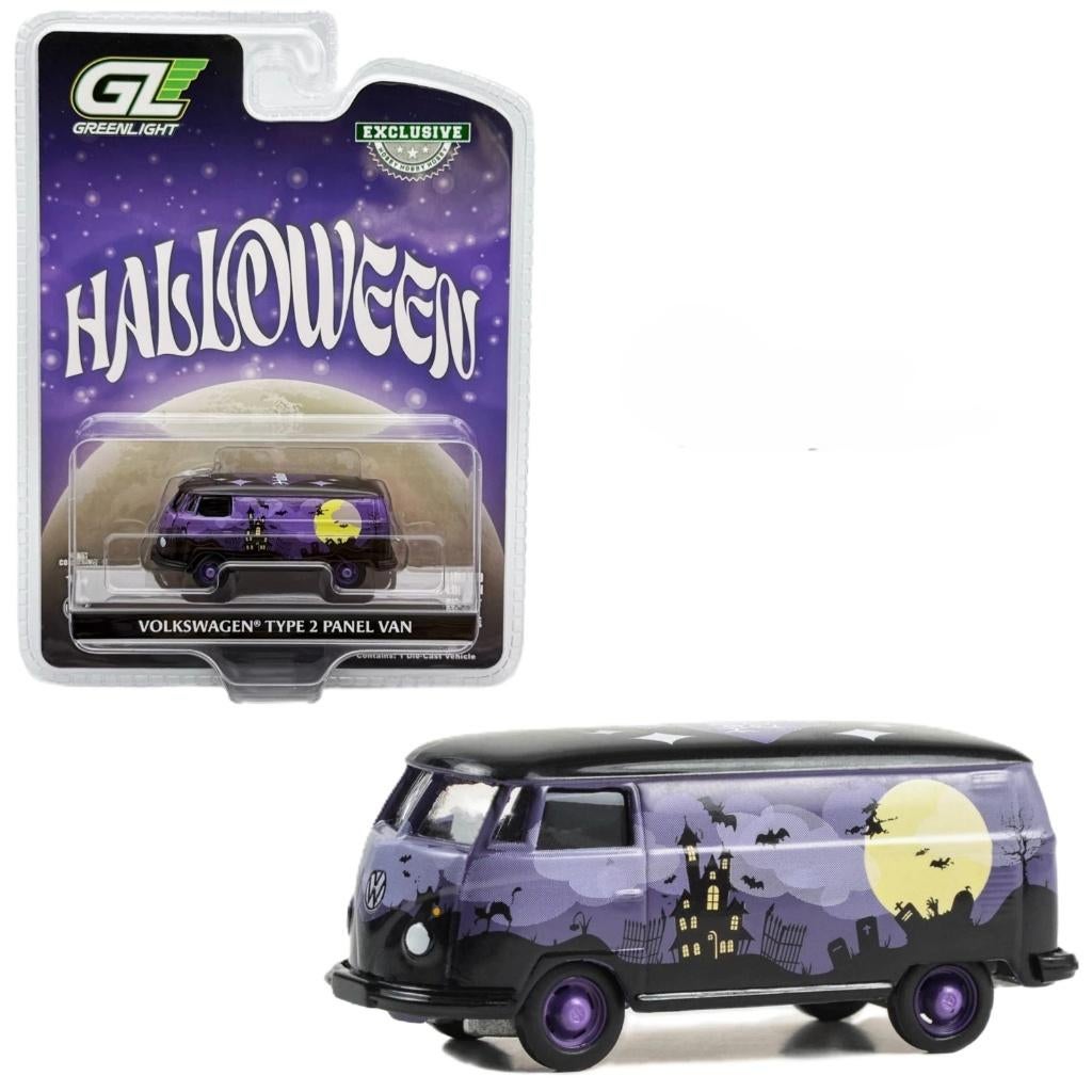 VW Volkswagen bus T1 van Greenlight 1/64 Halloween, Ophalen of Verzenden, Nieuw, Auto