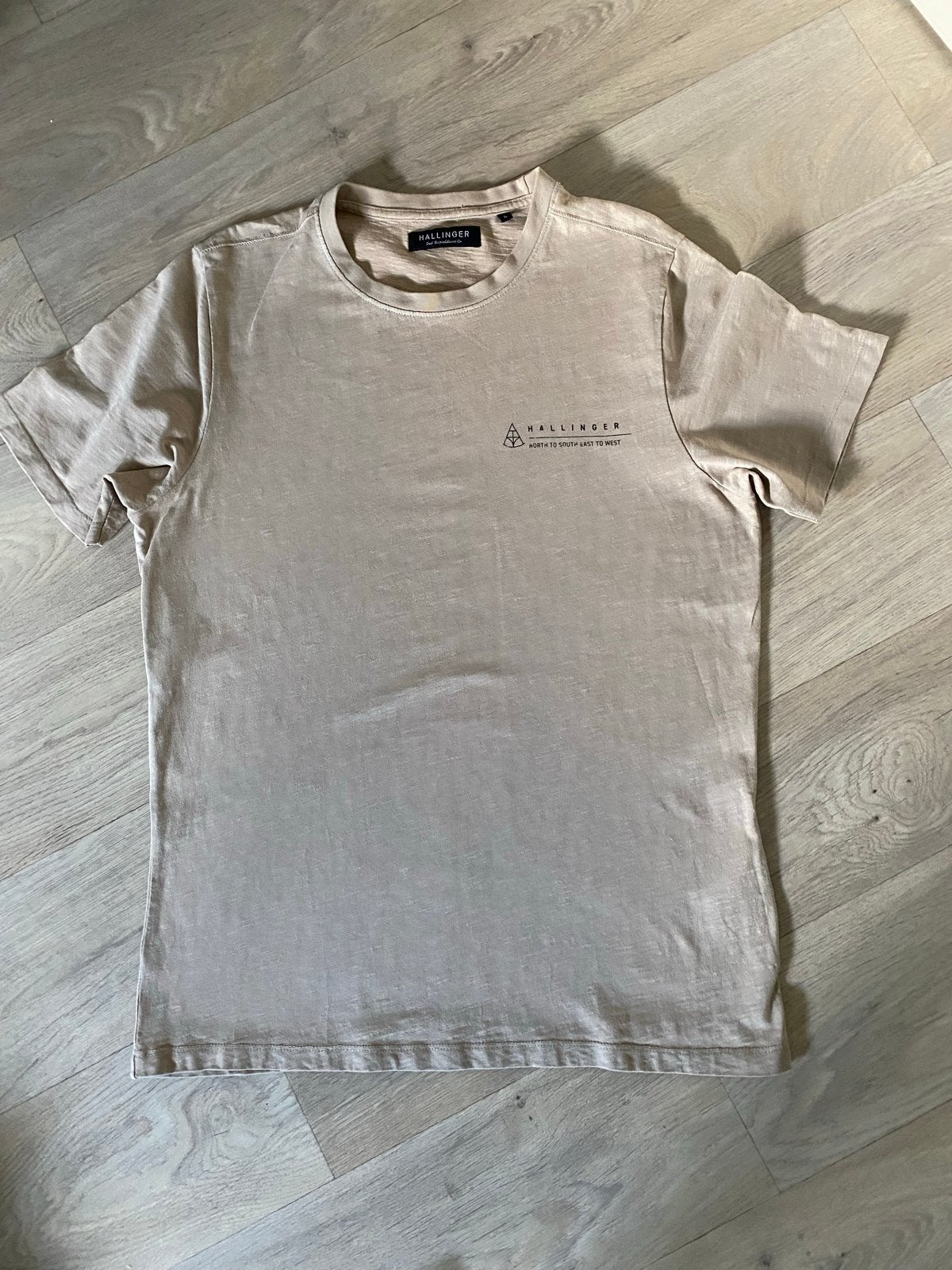 Hallinger T-shirt The Sting - Maat L - Goede staat, Ophalen of Verzenden, Gedragen, Maat 52/54 (L), Beige