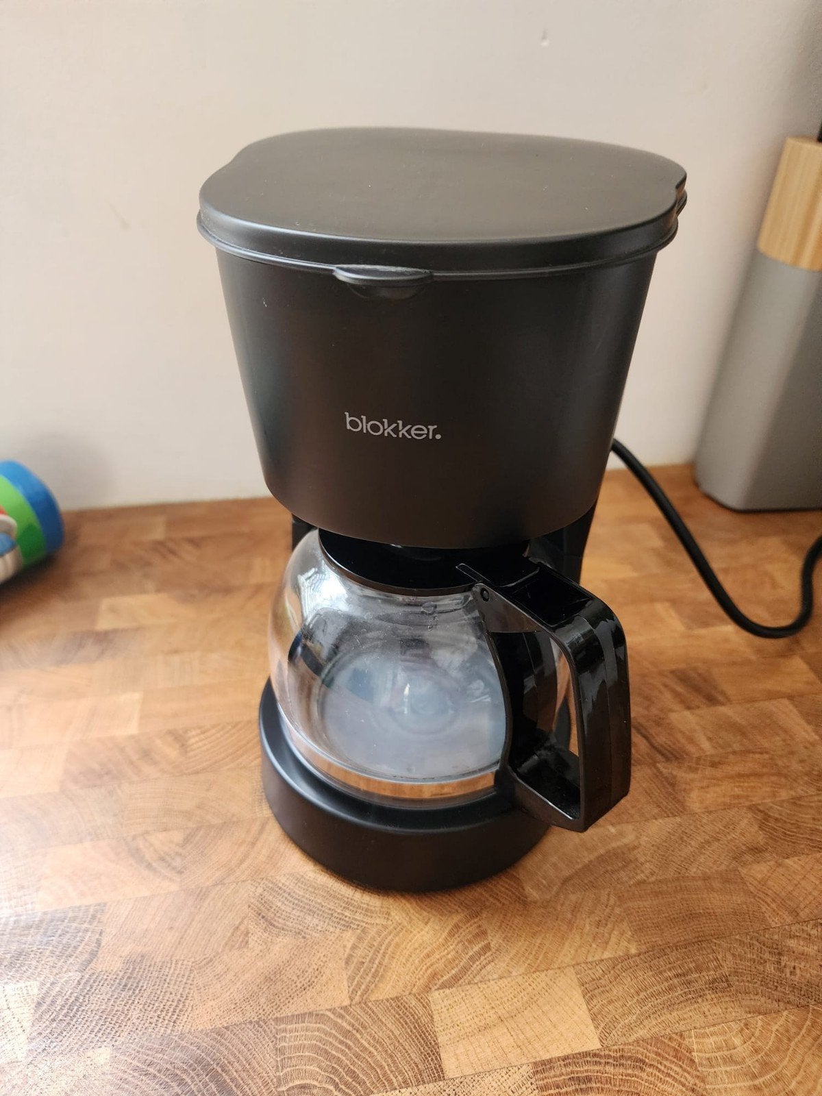 Blokker koffiezetapparaat voor 5 kopjes, Witgoed en Apparatuur, Koffiezetapparaten, Ophalen, Gebruikt, Koffiemachine, Gemalen koffie