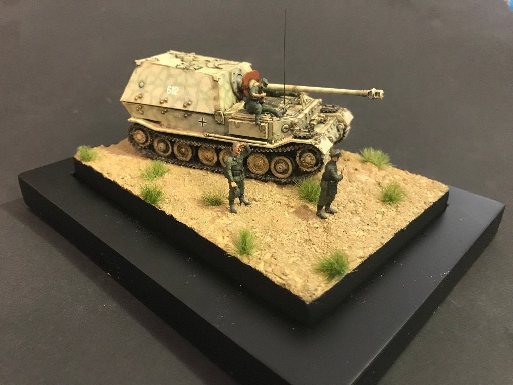 Coelianmodels, Prijswinnend tank diorama. Prijs op aanvraag., Tank, 1:32 tot 1:50, Nieuw, Ophalen