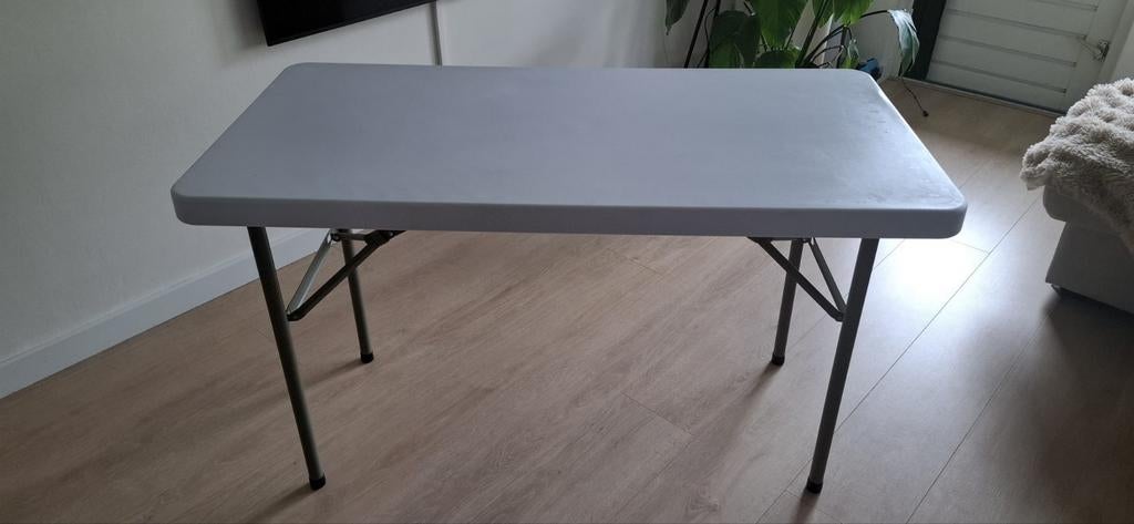 Bolero rechthoekige inklapbare tafel 122 cm, Ophalen, 50 tot 100 cm, Minder dan 100 cm