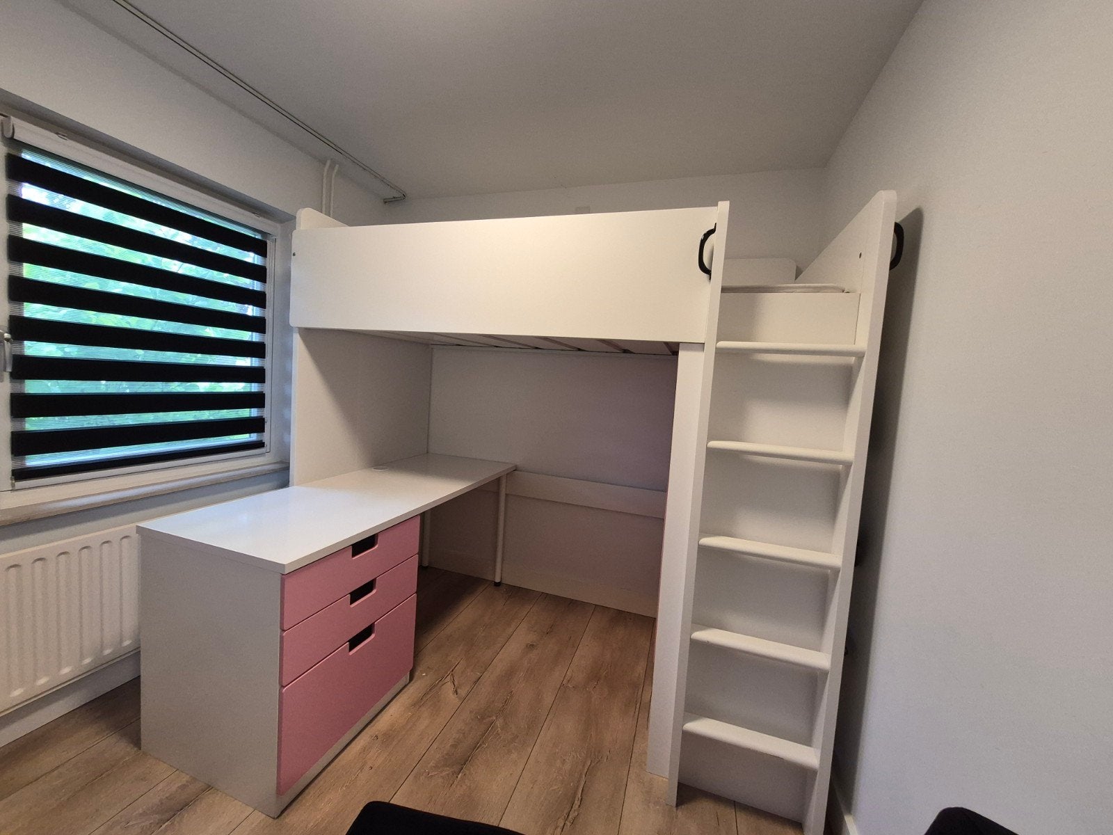 Ikea Smastad STUVA - SMÅSTAD Hoogslaper met bureau en opberg, Ophalen, Hoogslaper, Eenpersoons, 160 tot 180 cm