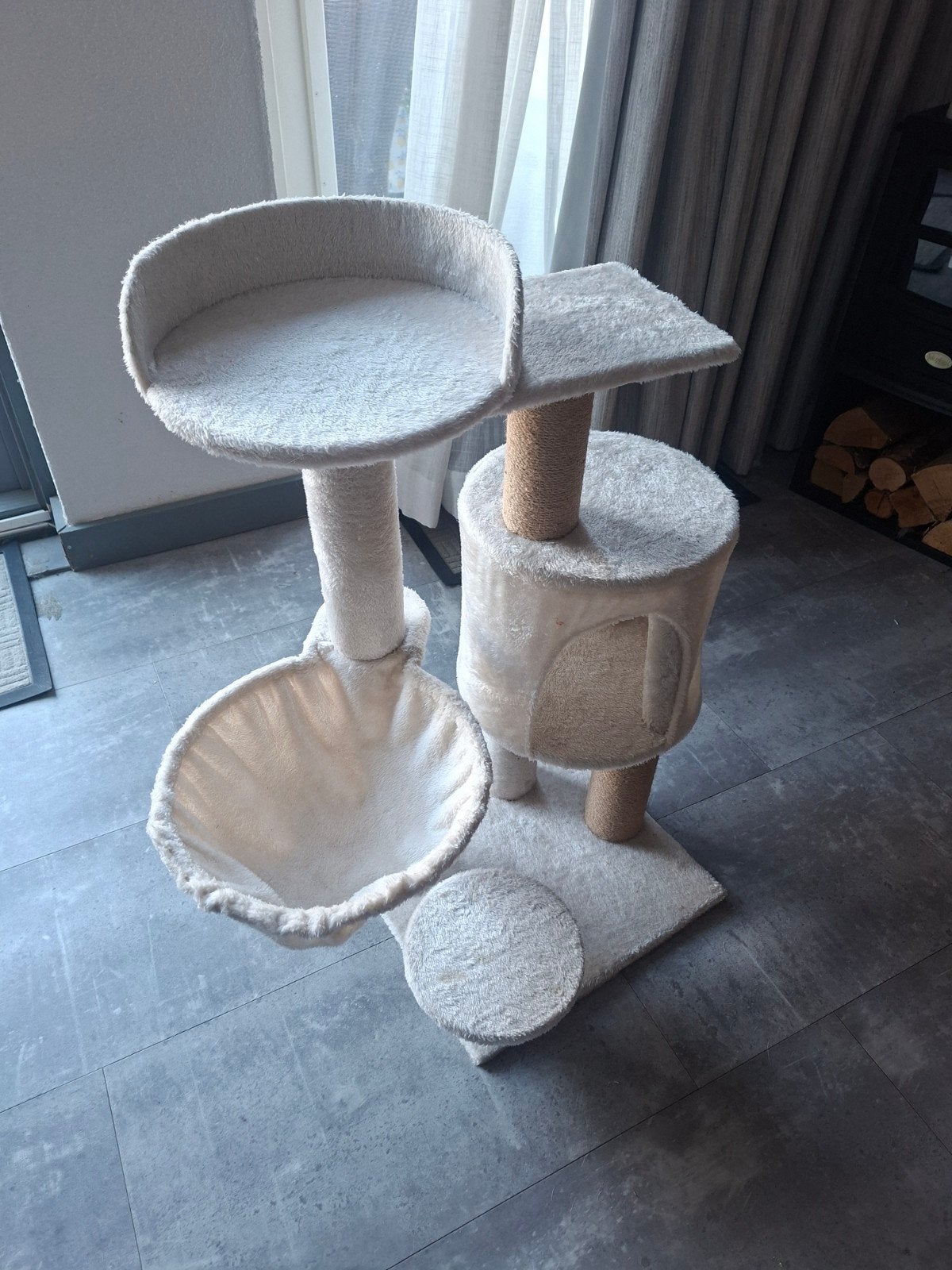 Krabtoren/paal voor kitten, Dieren en Toebehoren, Ophalen, Zo goed als nieuw, Overig speelgoed