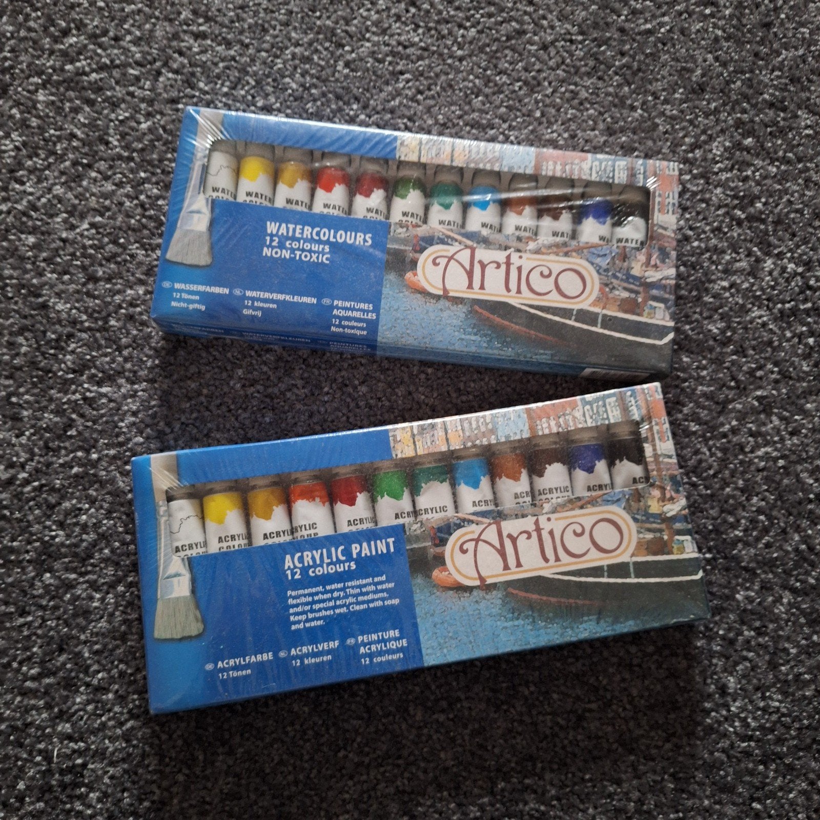 Waterverf + acrylverf, Ophalen, Nieuw, Overige typen