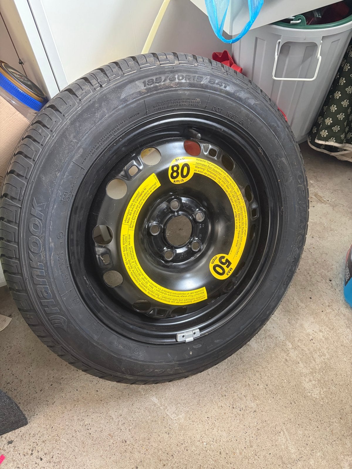 Nieuw reservewiel 185/60R15 84T Hankook, Ophalen of Verzenden, Nieuw