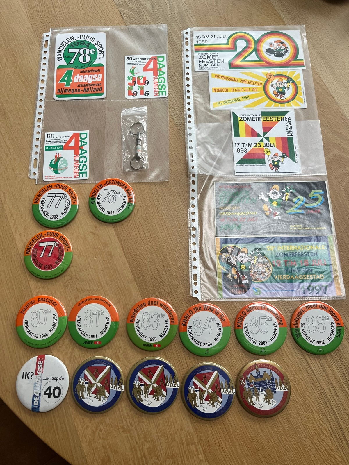 Collectie Vierdaagse Nijmegen en Zomerfeesten memorabilia, Verzamelen, Ophalen of Verzenden, Gebruikt