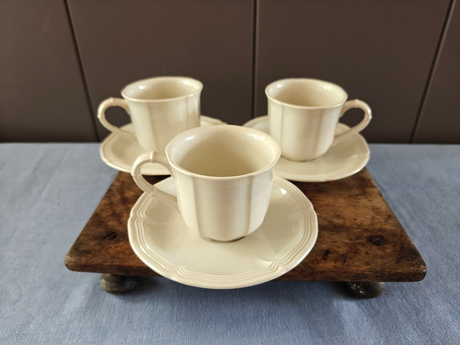 Villeroy en Boch manoir vitro porselein kop& schotel 3x, Ophalen of Verzenden, Porselein, Overige stijlen, Kop(pen) en/of Schotel(s)