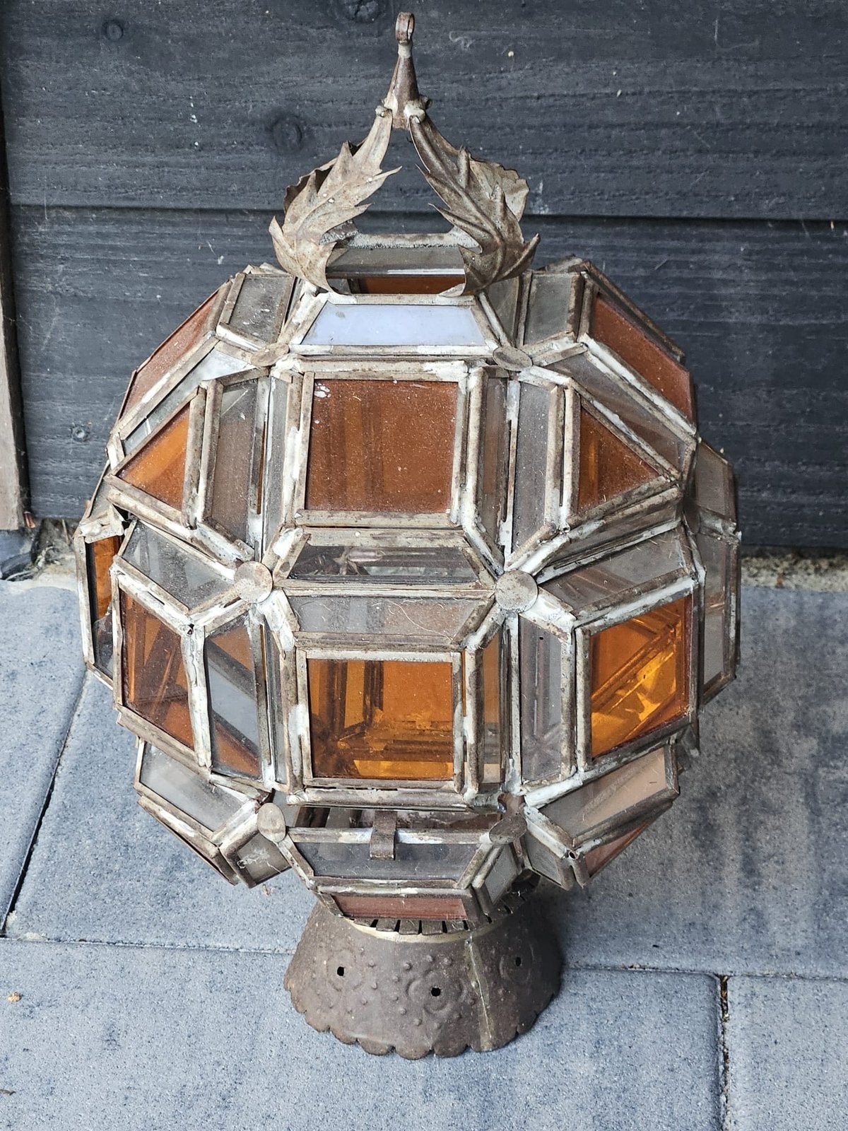 Antieke lantaarn plafond lamp, Antiek en Kunst, Ophalen of Verzenden