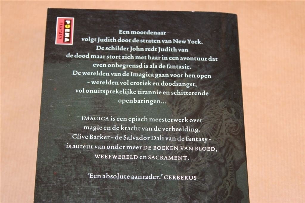 Imagica — Clive Barker, Tocht door Parallelle Werelden, Verzenden, Zo goed als nieuw