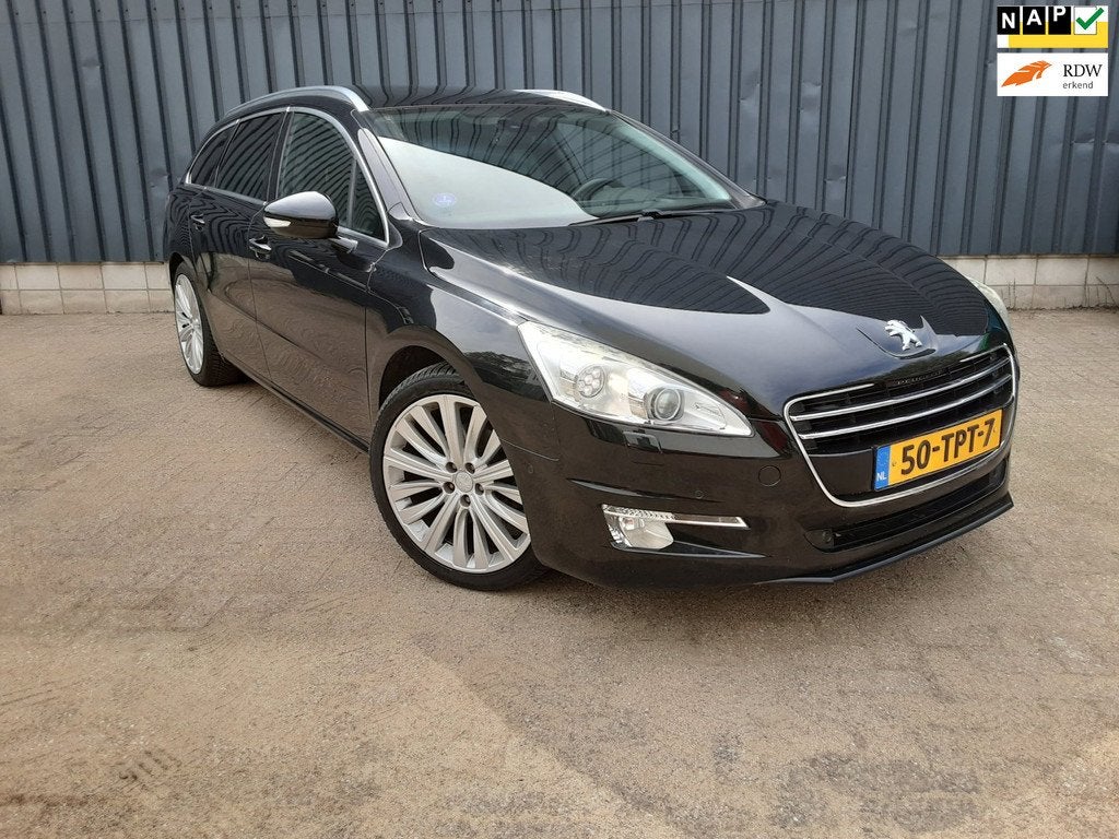 Peugeot 508 SW 1.6 THP Allure, Auto's, Peugeot, Voorwielaandrijving, Gebruikt, Leder en Stof, Zwart