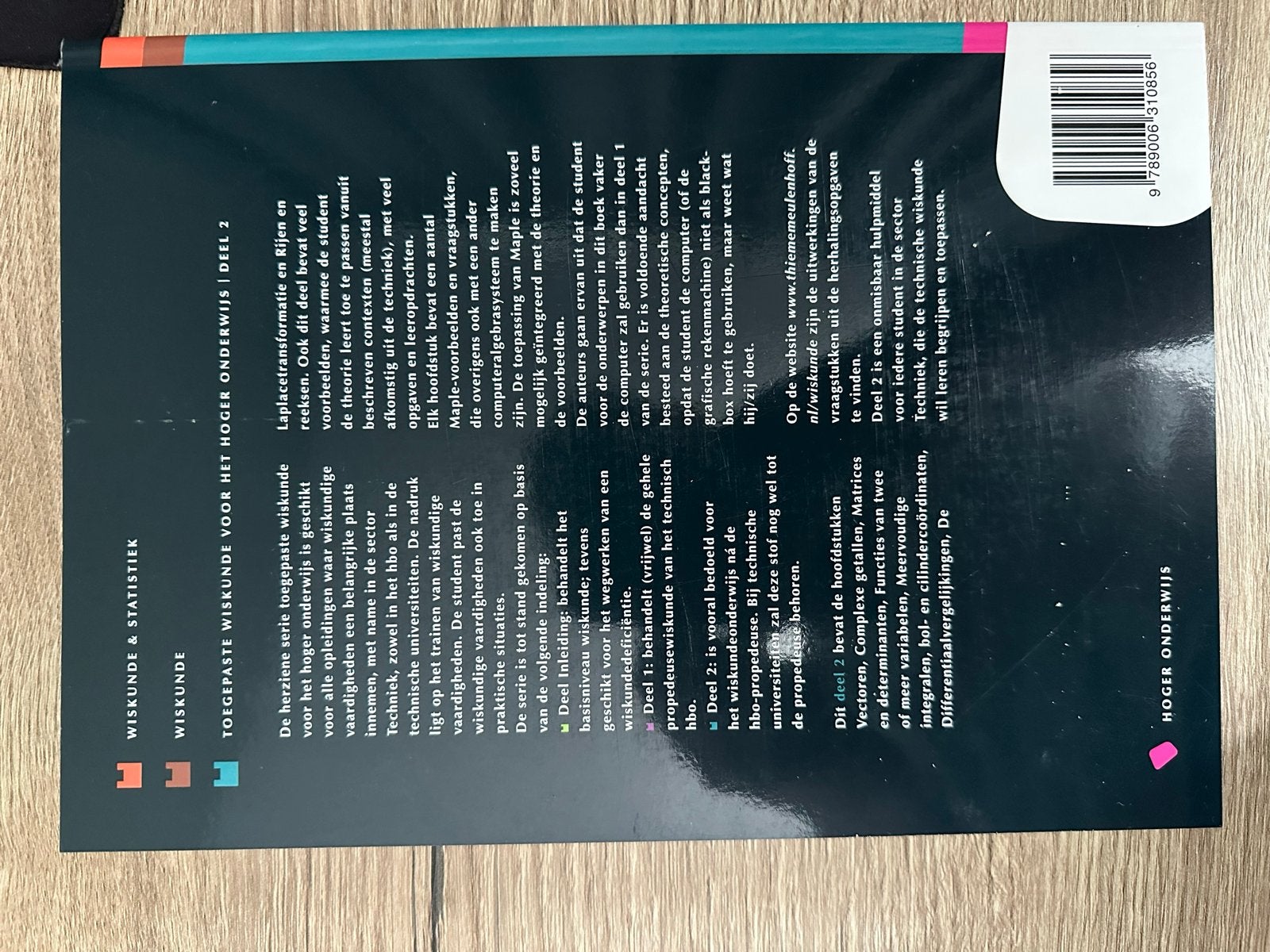 Toegepaste Wiskunde voor het Hoger Onderwijs Deel 2, Ophalen, Beta, Zo goed als nieuw, HBO
