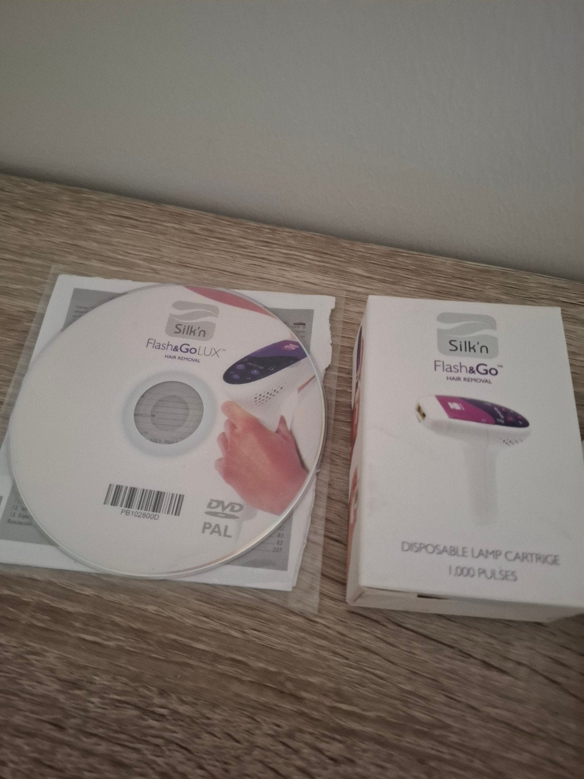 Silk'n Flash&Go LUXX ontharingsapparaat met DVD, Ophalen, Gebruikt, Scheren en Epileren