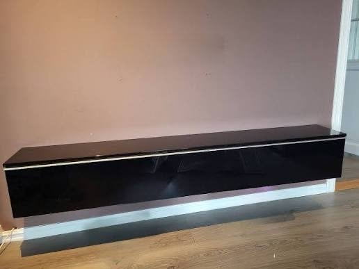 Ikea besta burs tv meubel hoogglans zwart, Huis en Inrichting, Kasten | Televisiemeubels, Ophalen, 150 tot 200 cm, Zo goed als nieuw