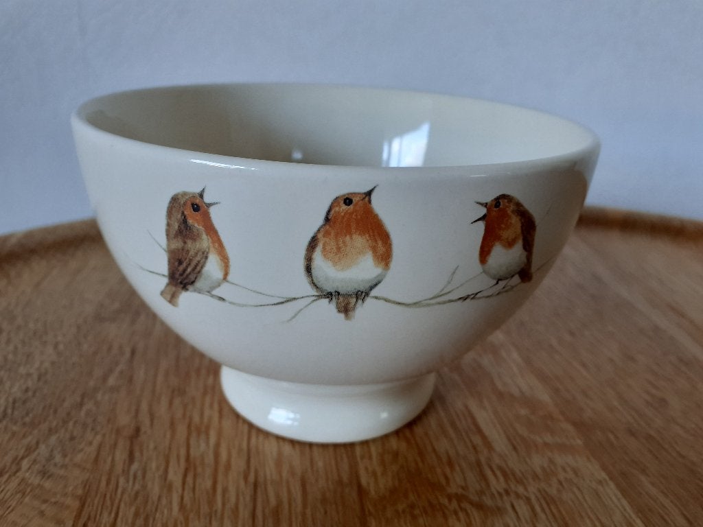 schaaltje met vogels Jet Ter Steege, Ophalen of Verzenden, Overige stijlen, Schaal of Schalen, Zo goed als nieuw