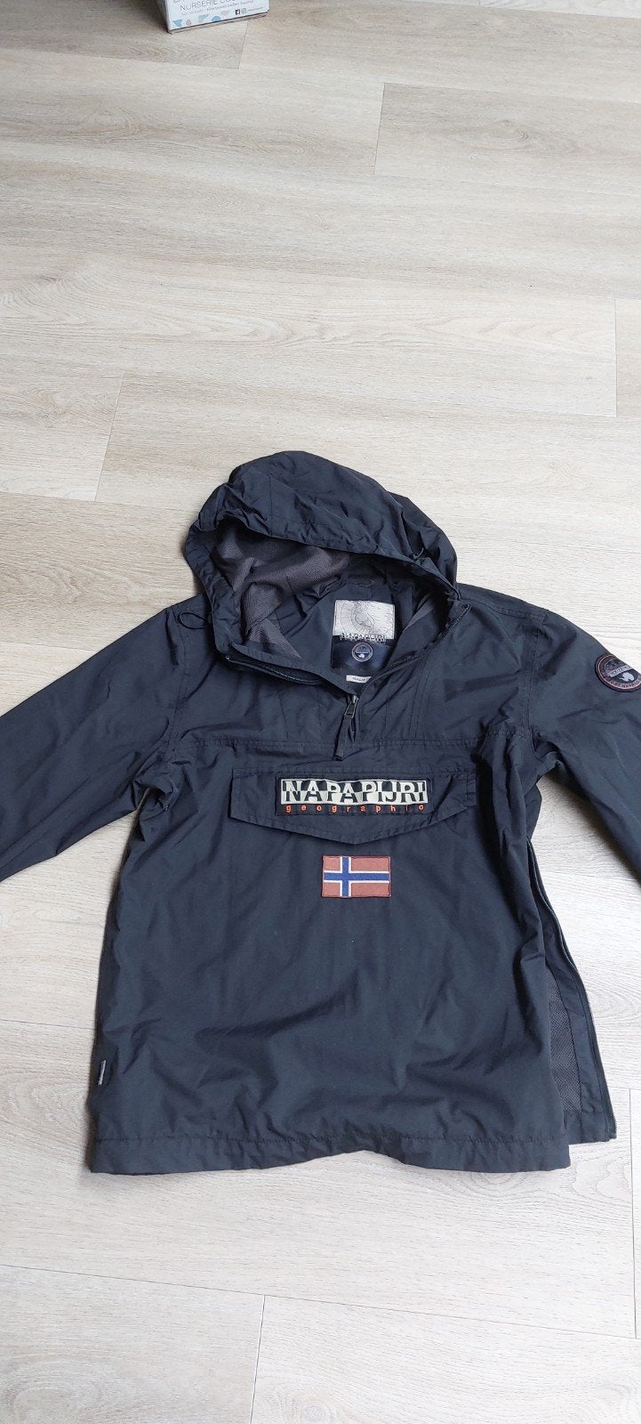 Napapijri Anorak Jas Maat L Regular Fit, Ophalen, Blauw