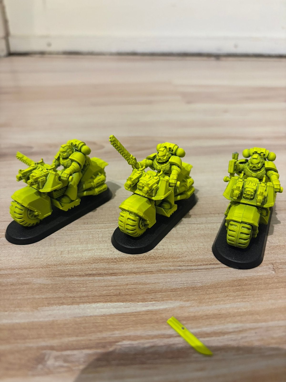 Warhammer 40k space marines oude bikes #1, Figuurtje(s), Ophalen of Verzenden, Geverfd, Warhammer 40000