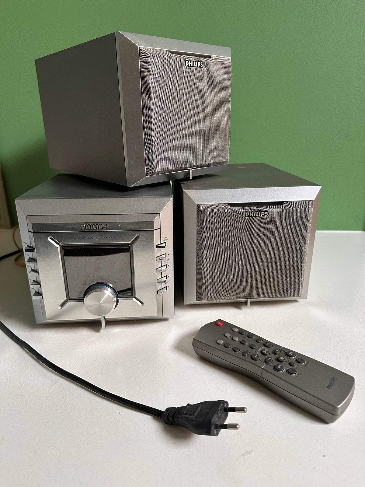 Philips Microset met CD-speler, radio en speakers, Audio, Tv en Foto, Stereo-sets, Ophalen, Philips, Gebruikt, Microset