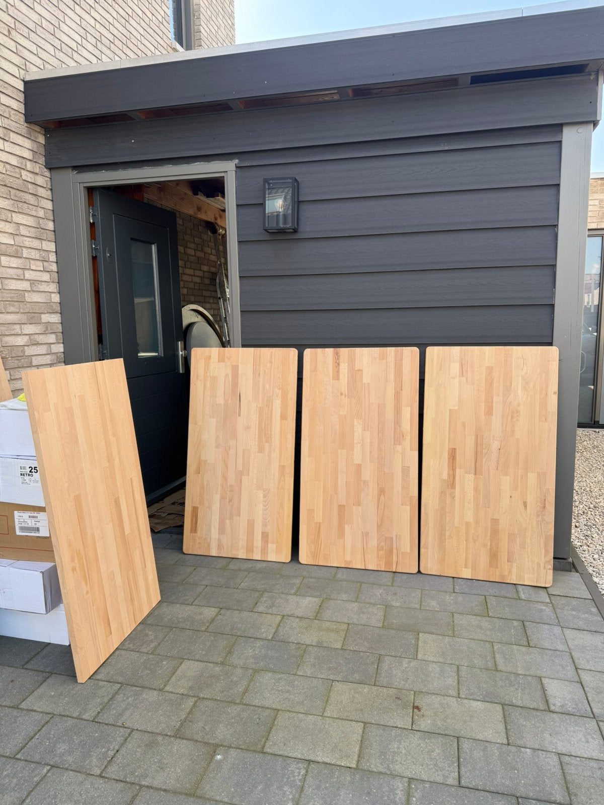 HOUTEN PLATEN 1200x650x25 MM, Doe-het-zelf en Verbouw, 25 tot 50 mm, Zo goed als nieuw, Plank, Ophalen
