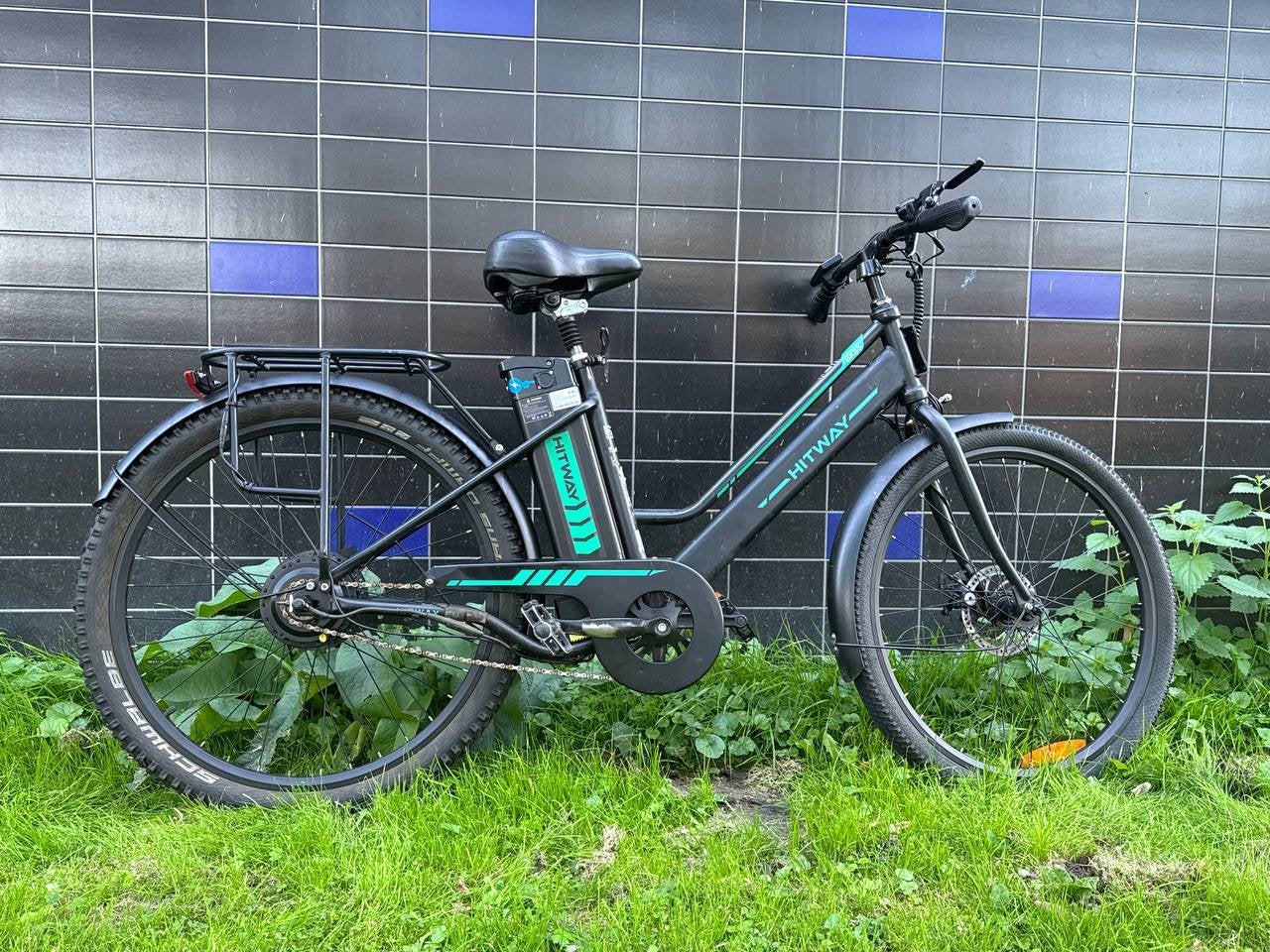Fijne e-bike / Hitway — Rijdt prima (tot 25 km/u)!, Ophalen, Zo goed als nieuw, Minder dan 10 versnellingen, Overige merken