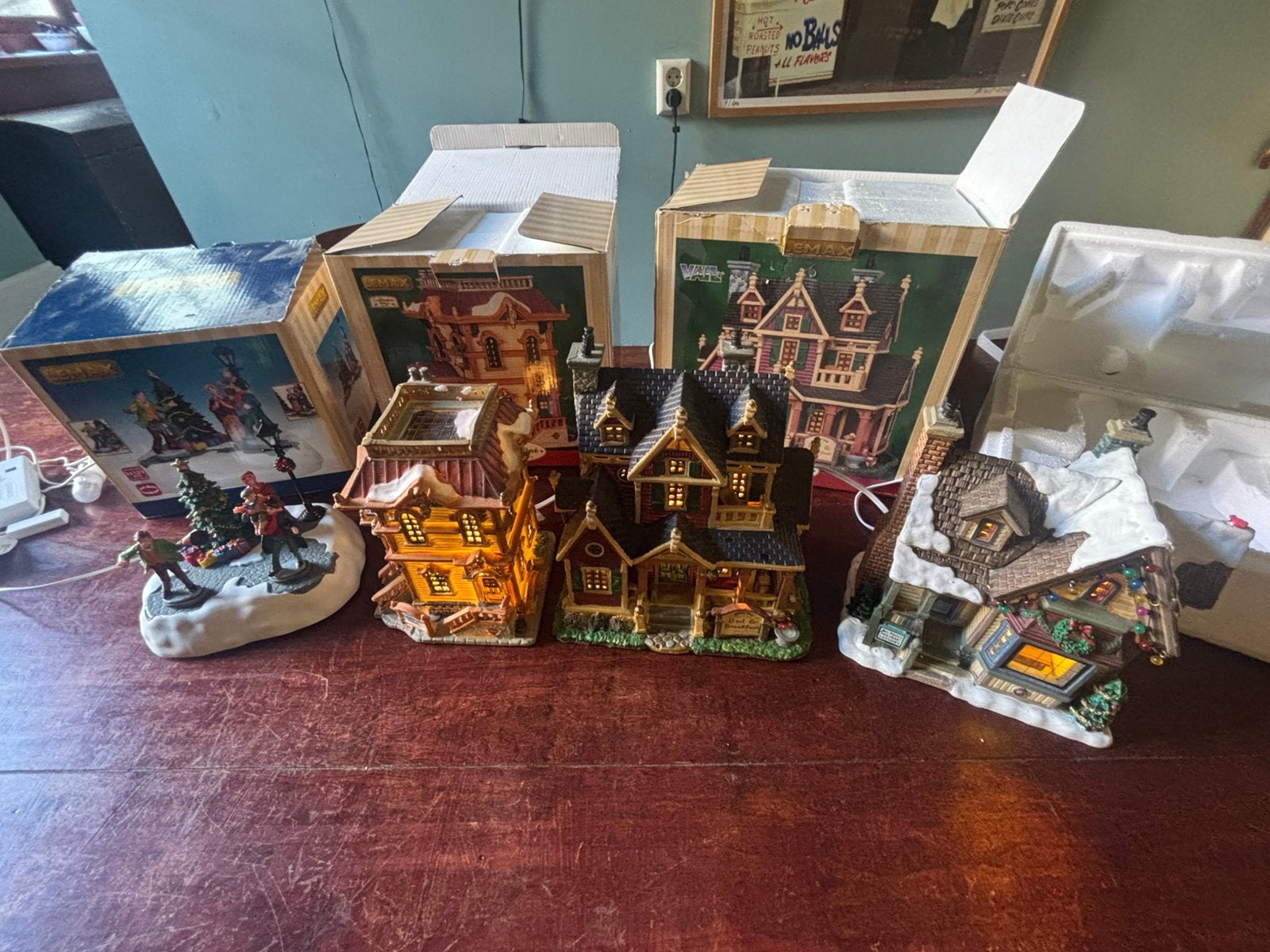 4x Vintage Lemax, Ophalen of Verzenden, Zo goed als nieuw