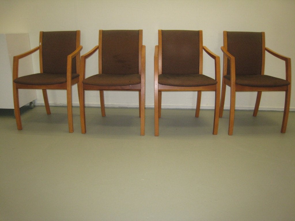 4 Skovby Kisbaer eetstoelen, hoog 45/86, breed 53, diep 53, Niet ingevuld, Gebruikt, Niet ingevuld, Niet ingevuld